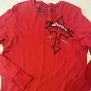 Affliction L/S Thermal T-shirt Size M